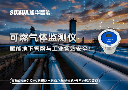可燃气体监测仪：赋能地下管网与工业场站安全！
